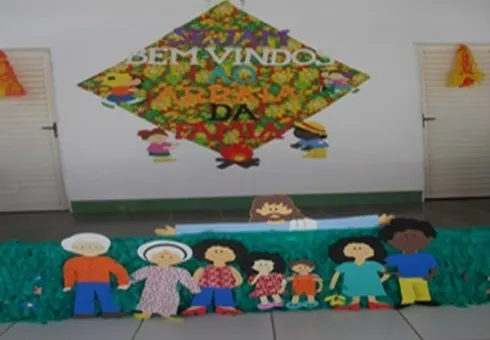 Festa de encerramento do 1º semestre.