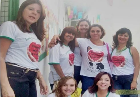 Confraternização da Família da Escola de Evangelização Espírita Neozita Sertão Leite.