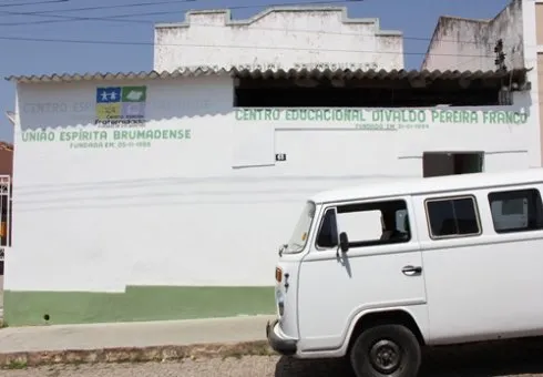 Rotina diária do C.E.D.P.F. - Entrada dos alunos.