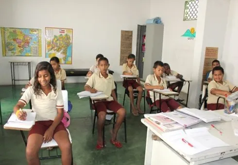 Rotina diária do C.E.D.P.F. - Salas de aulas.