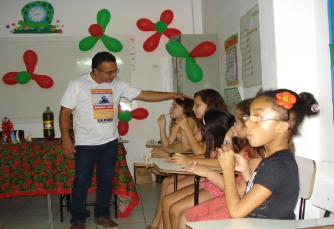 Confraternização de Encerramento da Doutrinarinha Mirim em 2013.