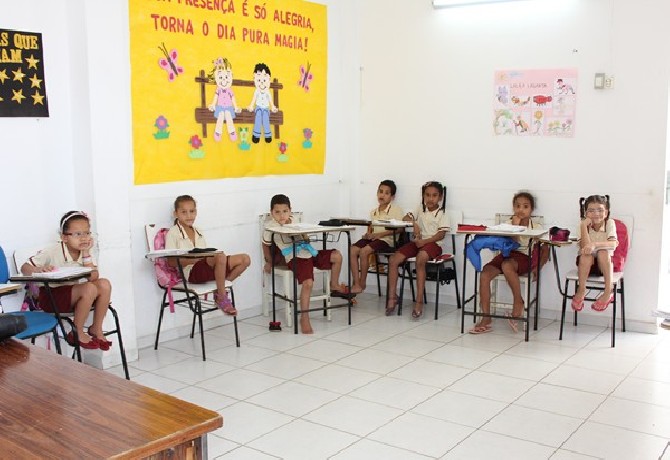 Rotina diária do C.E.D.P.F. - Salas de aulas.