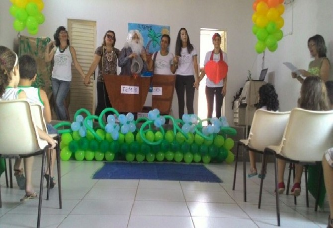 Comemoração ao Dia da Criança na Escola de Evangelização Espírita Neozita Sertão Leite