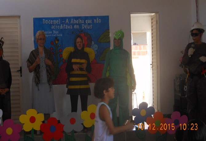 Comemoração ao Dia da Criança na Escola de Evangelização Espírita Neozita Sertão Leite