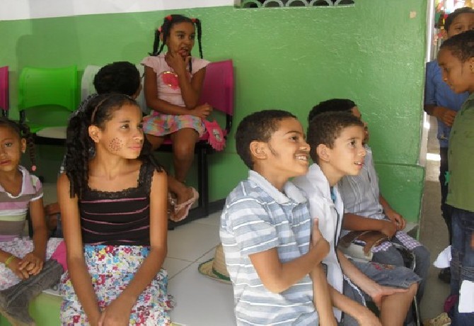 Festa de encerramento do 1º semestre.