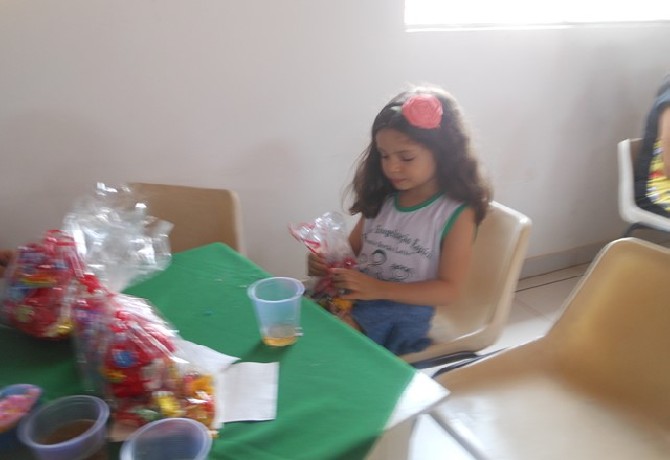 Comemoração ao Dia da Criança na Escola de Evangelização Espírita Neozita Sertão Leite