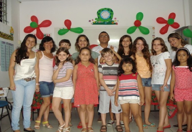 Confraternização de Encerramento da Doutrinarinha Mirim em 2013.