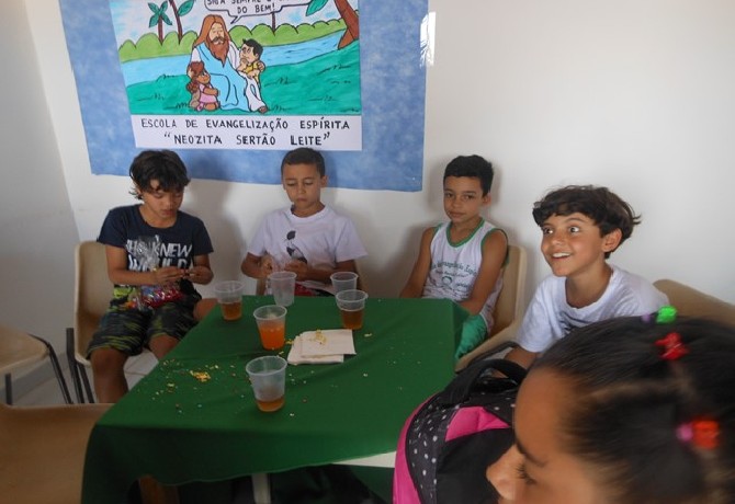 Comemoração ao Dia da Criança na Escola de Evangelização Espírita Neozita Sertão Leite