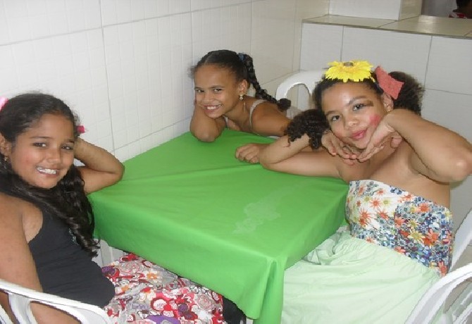 Festa de encerramento do 1º semestre.