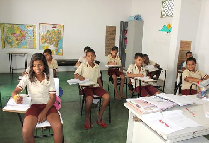 Rotina diária do C.E.D.P.F. - Salas de aulas.