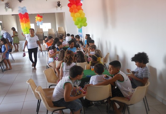 Comemoração ao Dia da Criança na Escola de Evangelização Espírita Neozita Sertão Leite
