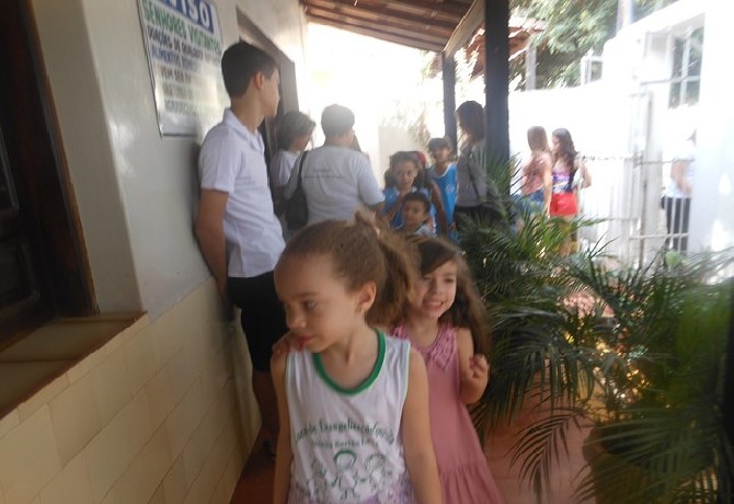 Visita da Escola de Evangelização Espírita Neozita Sertão Leite ao Lar do ancião