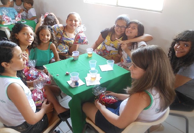 Comemoração ao Dia da Criança na Escola de Evangelização Espírita Neozita Sertão Leite