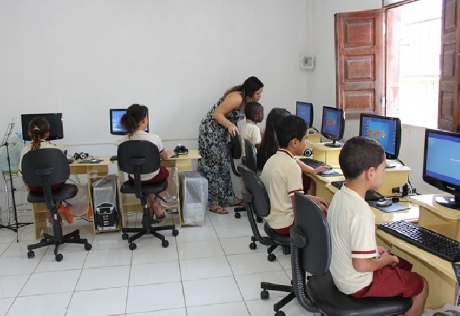 Rotina diária do C.E.D.P.F. - Salas de aulas.