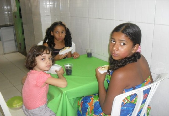 Festa de encerramento do 1º semestre.