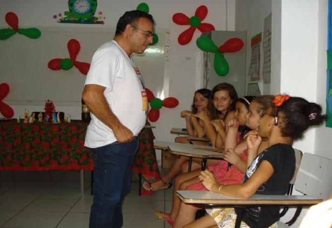 Confraternização de Encerramento da Doutrinarinha Mirim em 2013.