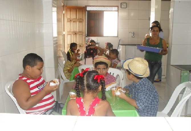 Festa de encerramento do 1º semestre.