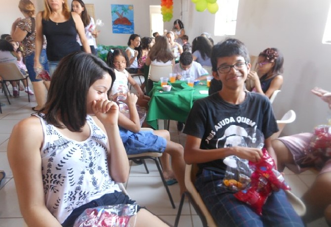 Comemoração ao Dia da Criança na Escola de Evangelização Espírita Neozita Sertão Leite