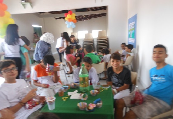 Comemoração ao Dia da Criança na Escola de Evangelização Espírita Neozita Sertão Leite
