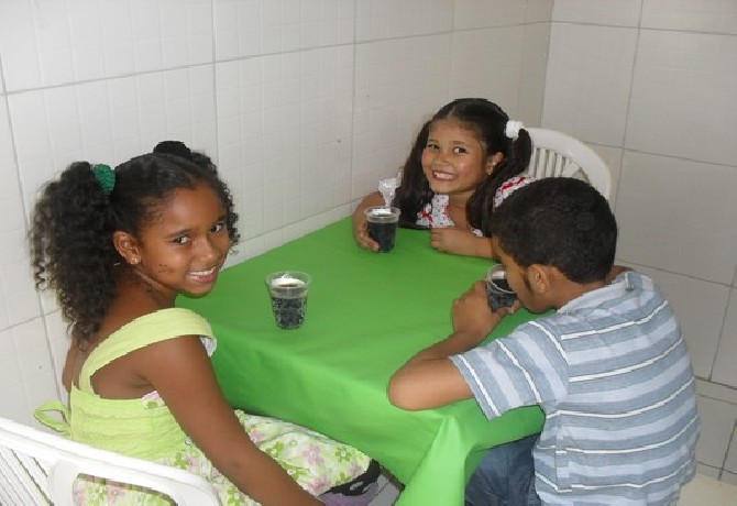 Festa de encerramento do 1º semestre.