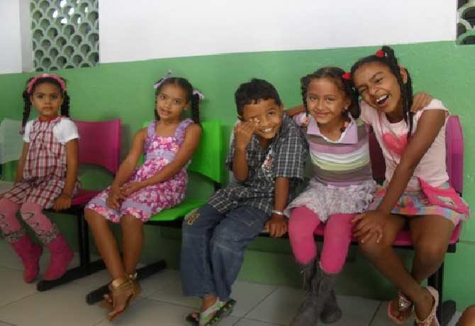 Festa de encerramento do 1º semestre.