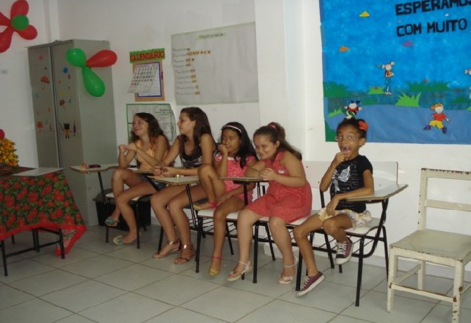 Confraternização de Encerramento da Doutrinarinha Mirim em 2013.