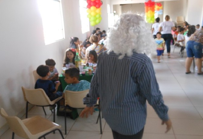 Comemoração ao Dia da Criança na Escola de Evangelização Espírita Neozita Sertão Leite