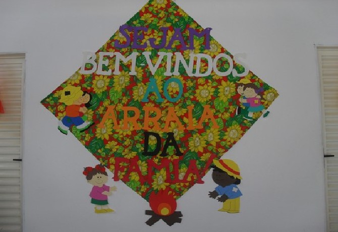 Festa de encerramento do 1º semestre.