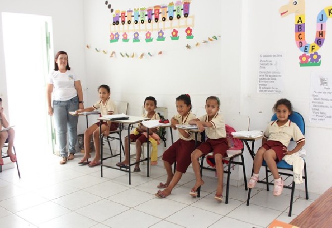 Rotina diária do C.E.D.P.F. - Salas de aulas.