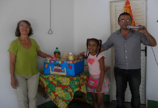 Festa de encerramento do 1º semestre.