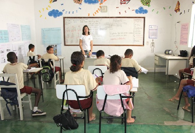 Rotina diária do C.E.D.P.F. - Salas de aulas.