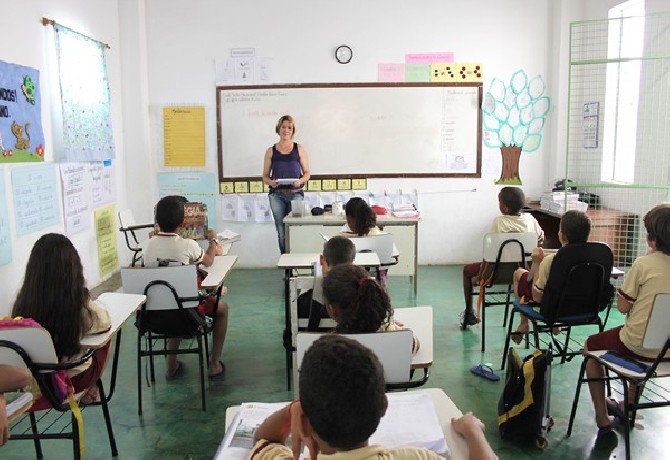 Rotina diária do C.E.D.P.F. - Salas de aulas.