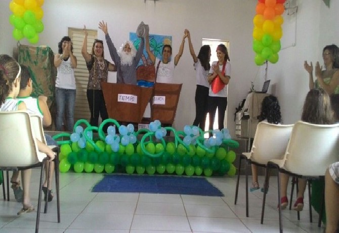 Comemoração ao Dia da Criança na Escola de Evangelização Espírita Neozita Sertão Leite