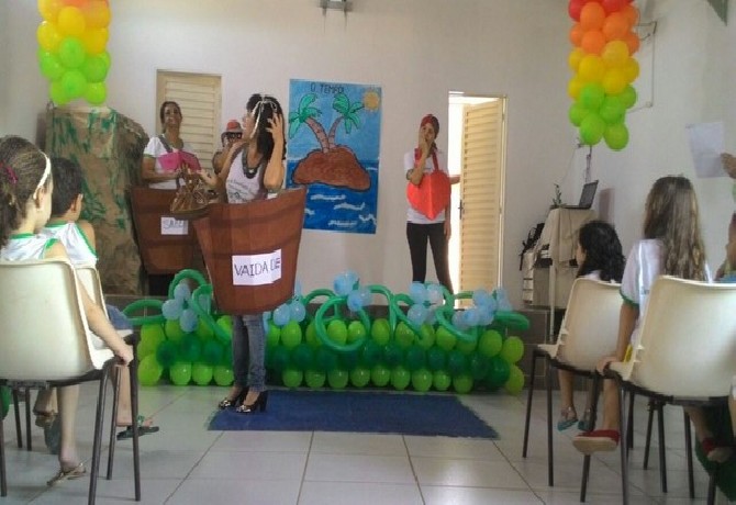 Comemoração ao Dia da Criança na Escola de Evangelização Espírita Neozita Sertão Leite