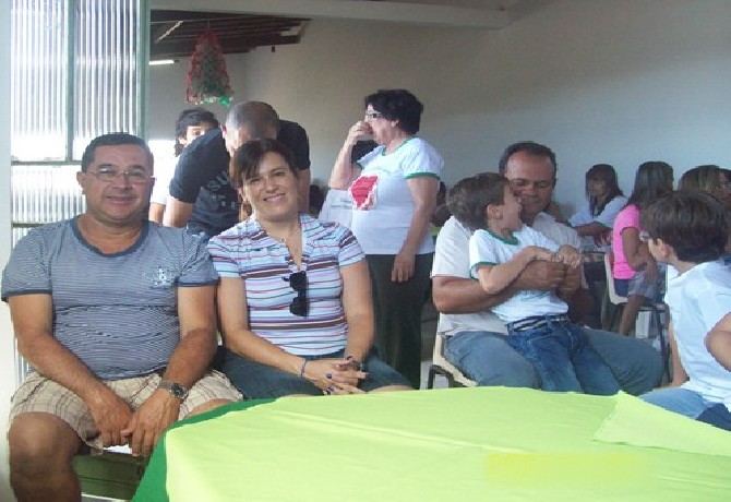 Confraternização da Família da Escola de Evangelização Espírita Neozita Sertão Leite.