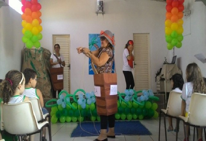 Comemoração ao Dia da Criança na Escola de Evangelização Espírita Neozita Sertão Leite