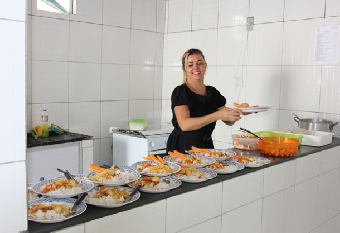 Rotina diária do C.E.D.P.F. - Almoço.