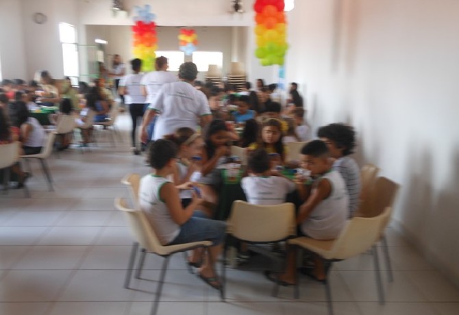 Comemoração ao Dia da Criança na Escola de Evangelização Espírita Neozita Sertão Leite